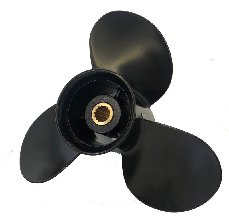 COPKINGO Boat Propeller 9 1/4x9 for Mercury Outboard 9.9-20HP 14 Tooth/Outboard Propeller for Tohatsu Engine 9.9HP 15HP 18HP 9.25x9 - Image 4